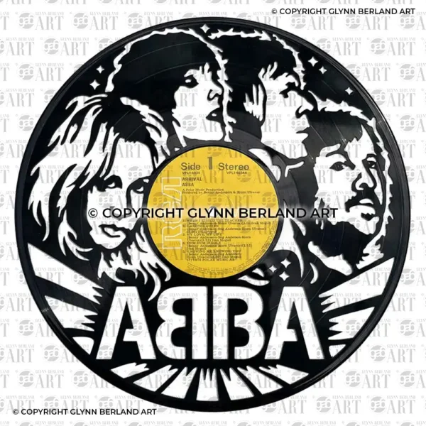 ABBA Vinyl Record Art