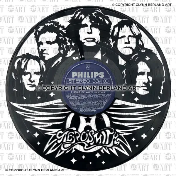 Aerosmith Vinyl Record Art