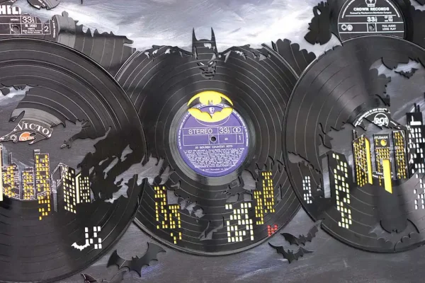 Batman Vinyl Record Artwork v1 Design