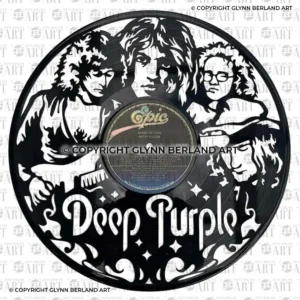 Deep Purple Vinyl Record Art