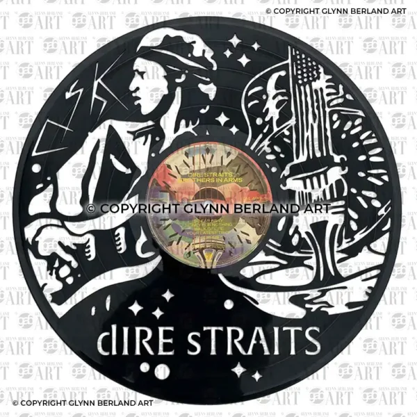 Dire Straits v1 Vinyl Record Art