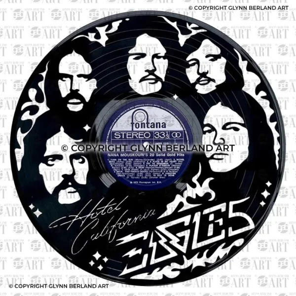 Eagles v1 Vinyl Record Art