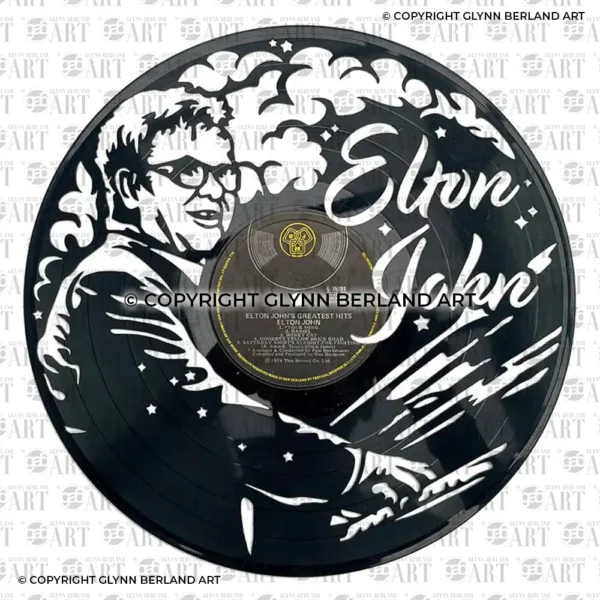 Elton John v1 Vinyl Record Art