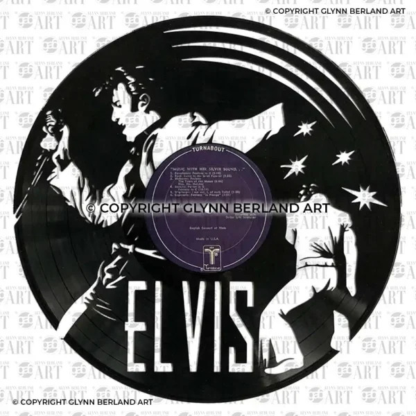Elvis Presley v2 Vinyl Record Art