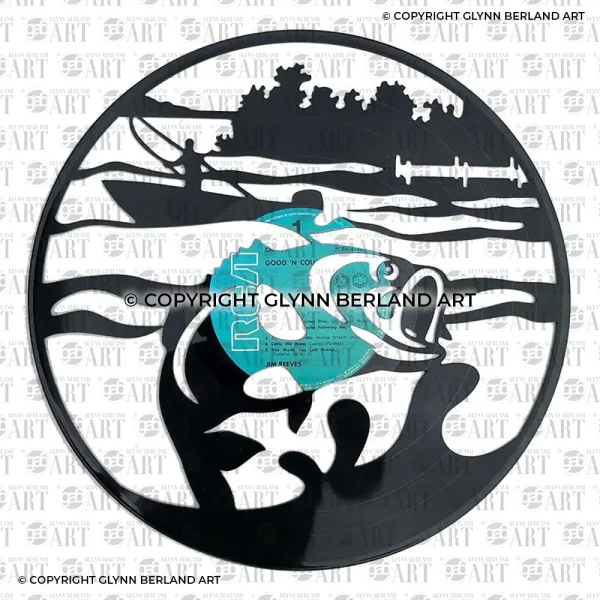 Fishing v2 Vinyl Record Design