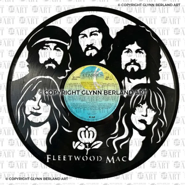 Fleetwood Mac v1 Vinyl Record Design