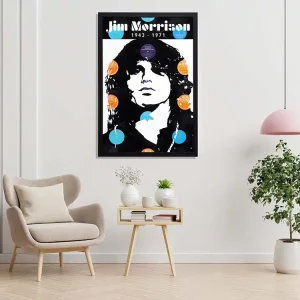 Jim Morrison Vinyl Record Artwork v1 Design