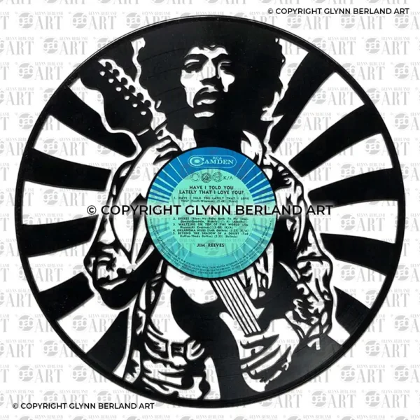 Jimi Hendrix v1 Vinyl Record Design