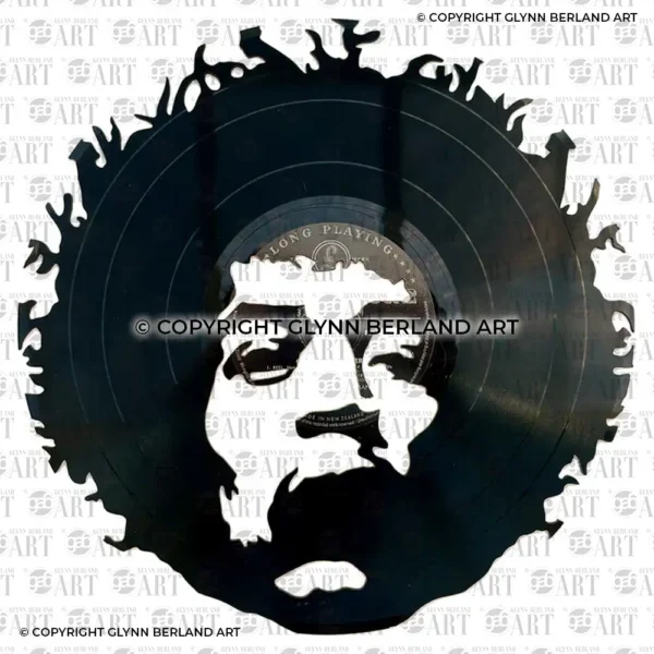 Jimi Hendrix v3 Vinyl Record Art