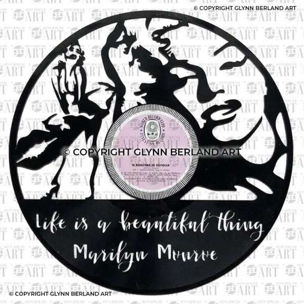 Marilyn Monroe v1 Vinyl Record Design