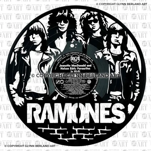 Ramones v1 Vinyl Record Design