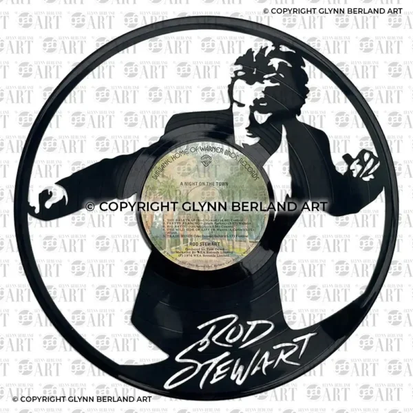 Rod Stewart v1 Vinyl Record Art