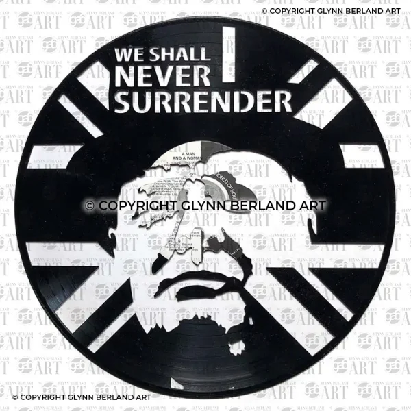 Sir Winston Churchill v1 Vinyl Record Art
