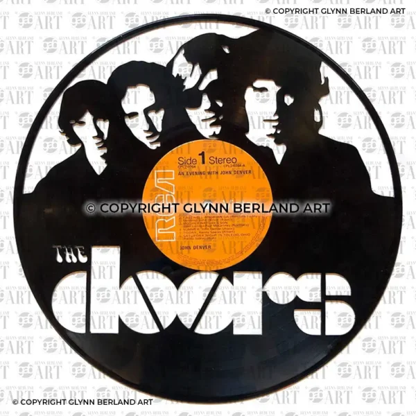 The Doors v1 Vinyl Record Art
