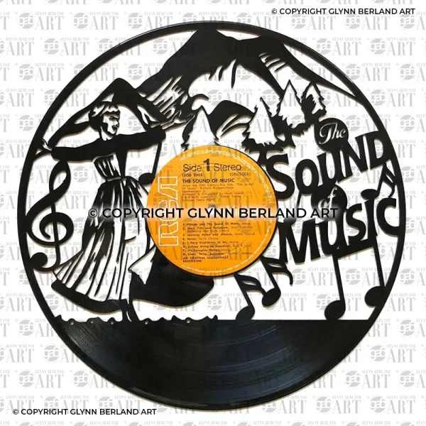 The Sound of Music v1 Vinyl Record Design