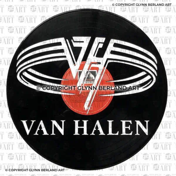 Van Halen v1 Vinyl Record Art