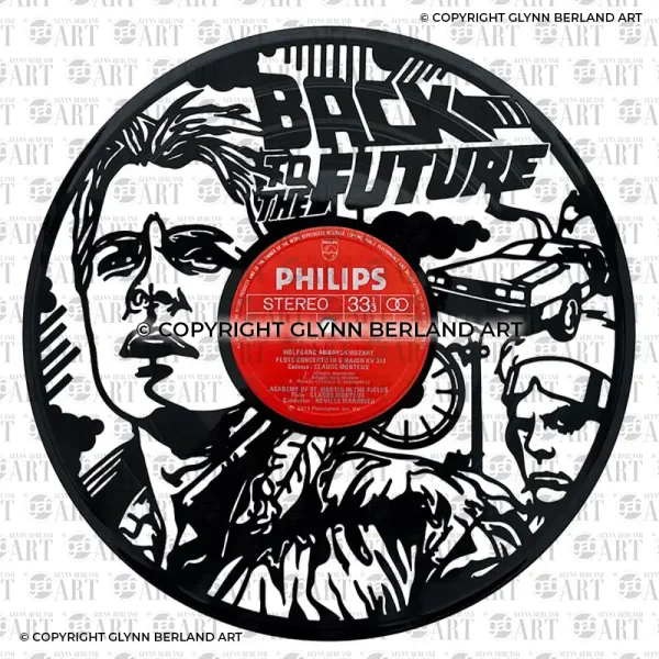 Back to the Future v1 Vinyl Record Design