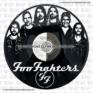 Foo Fighters v1 Vinyl Record Design