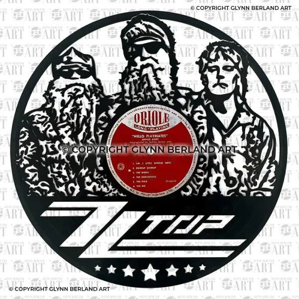 ZZ Top v1 Vinyl Record Design