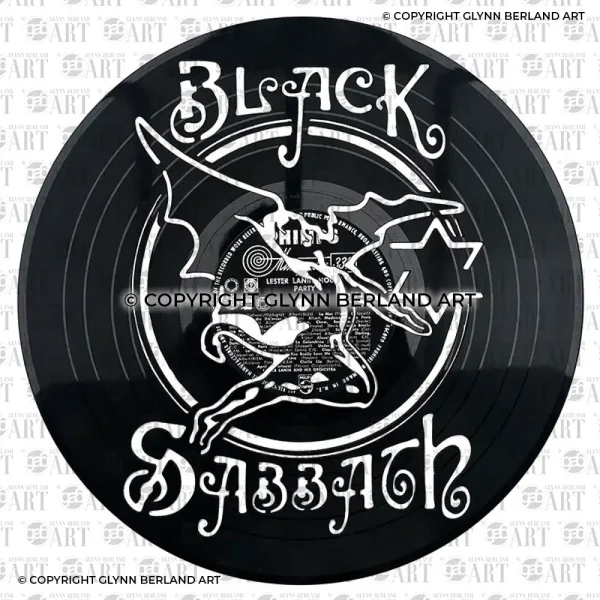 Black Sabbath v1 Vinyl Record Design