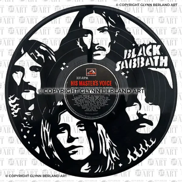Black Sabbath v3 Vinyl Record Design