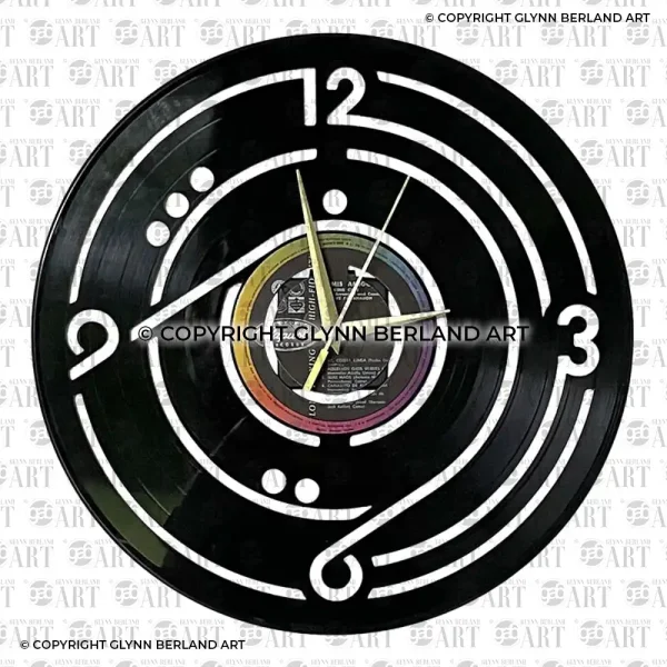 Gamer Clock v1 Vinyl Record Design