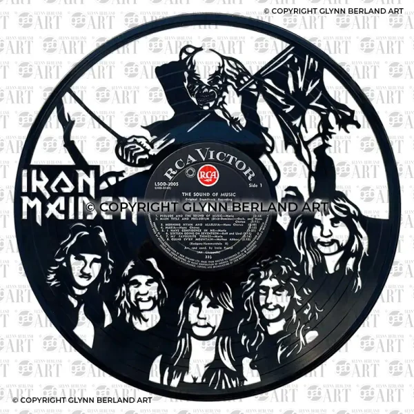 Iron Maiden v1 Vinyl Record Design