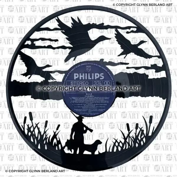 Duck Hunting v1 Vinyl Record Design
