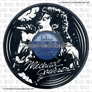 Michael Jackson v1 Vinyl Record Design