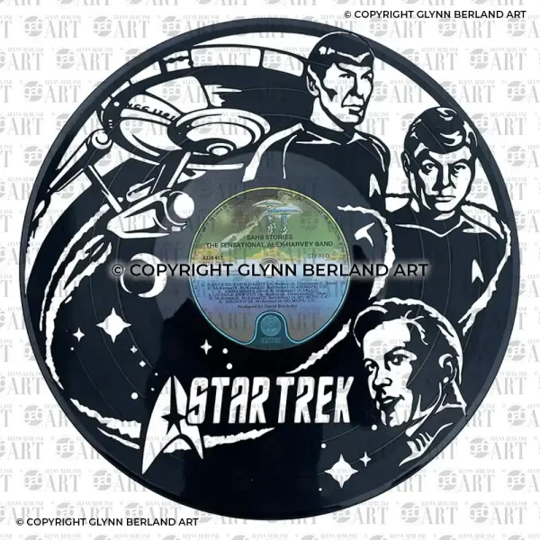 Star Trek v1 Vinyl Record Design