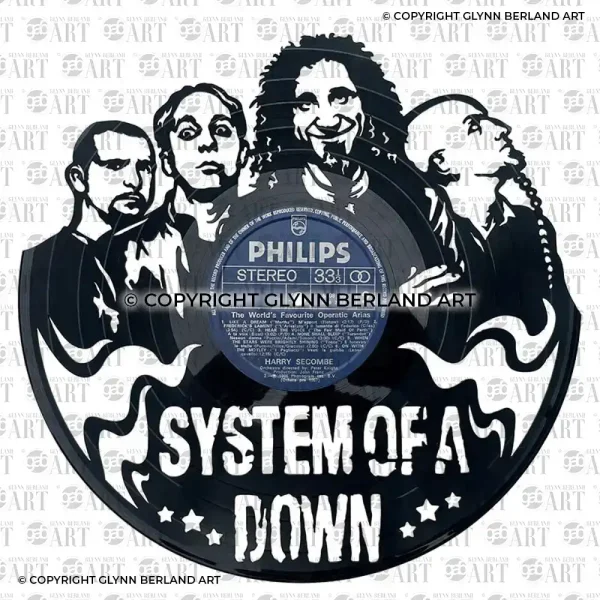 System of a Down v1 Vinyl Record Design