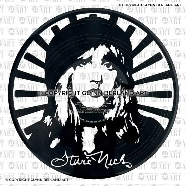 Stevie Nicks v1 Vinyl Record Design