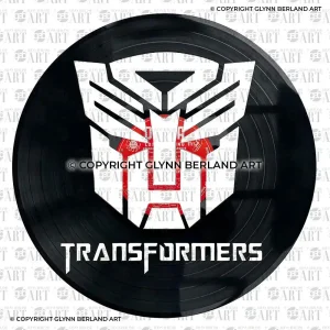 Transformers - Autobot v1 Vinyl Record Design